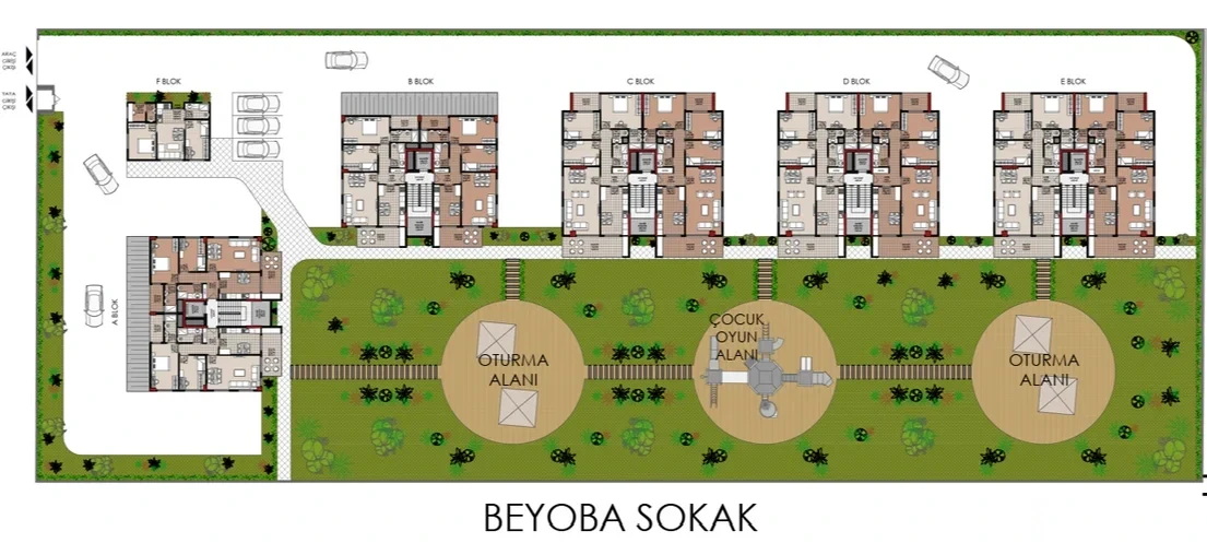 Moda 60 proje vaziyet planı
